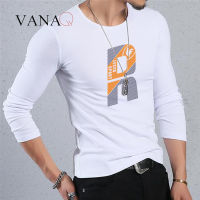 เสื้อยืดผู้ชาย M-3XL 100% VANAQ ชายแขนยาว