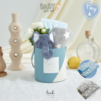 ชุดของขวัญเด็กแรกเกิด - TINY A ฟ้า: Kira (ของขวัญเยี่ยมคลอด, Baby Shower Gift, Newborn Gift)