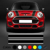 รถ Hood Decal ฝาครอบเครื่องยนต์ Rally Line Bonnet Stripe สติกเกอร์สำหรับ MINI Cooper R55 R56 R57 R58 R59 F55 R50 R52 R53 F54 F60