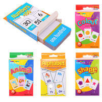 5 Box/set Montessori Learning Colors numbers animals letters In English Literacy Card Children Educational Books For Kids Books Flash Cards Flash Card