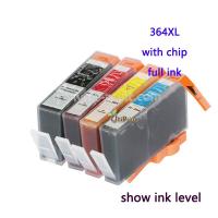 สินค้าขายดี4ชิ้นที่รองรับตลับหมึกสำหรับ Hp364ขนาด364 Xl 3070a B209 B210a 5515 B010a B109d B109a B110c 3070a B209a 5515กับชิป