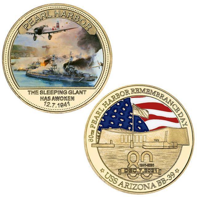 cc-80th-anniversary-harbor-gold-commemorative-coin-set-coins-souvenir-for