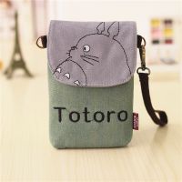 ◊☍ Hayao Miyazaki My Neighbor Totoro Canvas Diagonal Womens Bag Animal Rabbit Deer Shoulder Bag Cartoon Mobile Messenger Bag Fashi