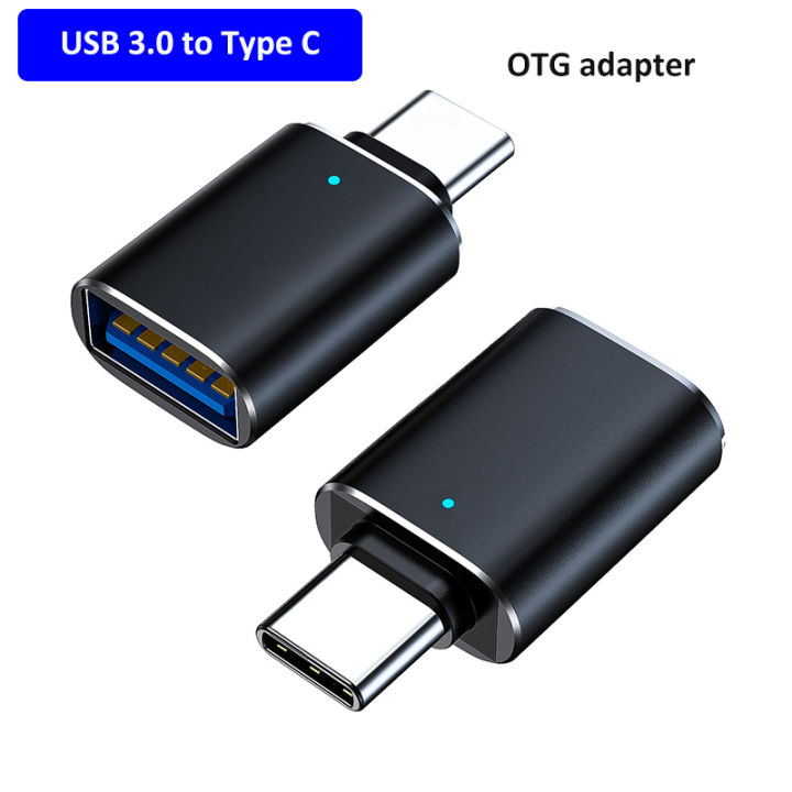 usb-3-0-ประเภท-c-อะแดปเตอร์-otg-usbc-ชาย-usba-หญิง-converter-micro-5pin-สำหรับ-samsung-xiaomi-huawei-macbook-kdddd