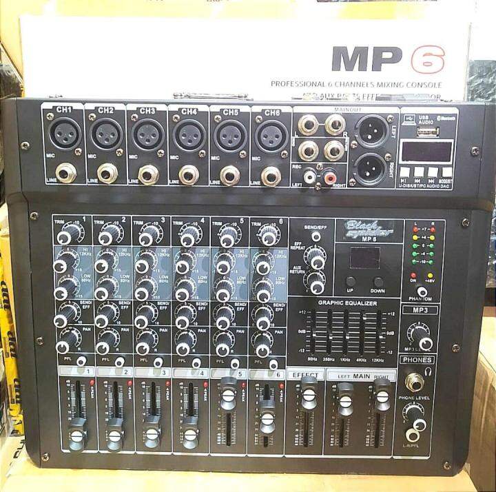 POWER MIXER BLACKSPIDER MP 6 ORIGINAL Lazada Indonesia