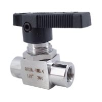 Free ship Ball valve 1/8" 1/4" 3/8" 1/2" 3/4" inch female G thread stainless steel 304 high pressure high temperature ball valve