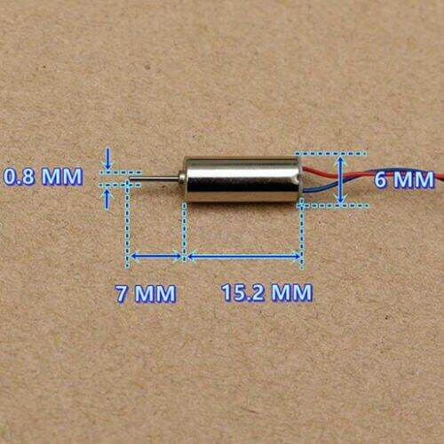 hot-on-sale-chexiuhua-612ขนาดเล็กจิ๋ว2ชิ้น615-614-816มอเตอร์ไร้แกน-dc-3-7v-50000rpm-ความเร็วสูงแม่เหล็กแรงเครื่องบินจำลองโดรนอาร์ซี-diy