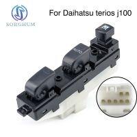 ข้าวฟ่างปุ่มยกสวิตช์ตัวควบคุมหลักหน้าต่างไฟฟ้า7หมุดสำหรับ Daihatsu Terios J100 1997อุปกรณ์เสริมรถเกวียน