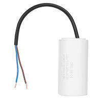 CBB60 Run Capacitor พร้อมสายไฟ250V AC 120UF 50/60Hz สำหรับมอเตอร์ Air Compressor