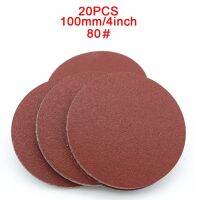 20pcs Sandpaper Automobile Household 4inch/100mm Deburring Flocking Painting