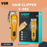 VGR ปัตตาเลี่ยนตัดผมแบบไร้สาย รุ่น V-092 ปัตตาเลี่ยนตัดผมแบบไร้สาย สีเงิน สีทอง (มีสินค้าพร้อมส่ง)