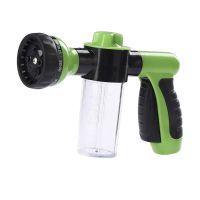 Haywood1 Pressure Hose Nozzle Foam Gun 8 In 1 Jet Spray Dispenser Garden Watering Dog Car Washing cleaning