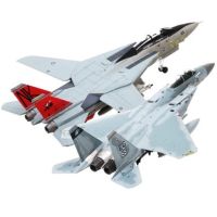 1:100 F14 F15 Fighter Model Simulation Alloy Aircraft Ornaments Collection Military Miniature Props Home Decoration Accessories