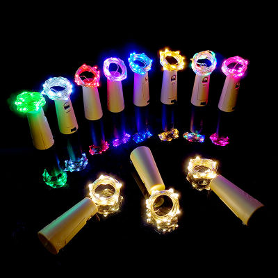 10pcslot Led Wine Bottle Cork Lamp For Christmas Holiday Copper Wire String Light 1M 2M 3M 102030 LEDS Garland Fairy Lights