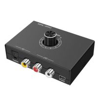 Audio Amplifier Digital to Analog Optical and Coaxial RCA 3.5mm Headphone Amplifier DAC D TO A