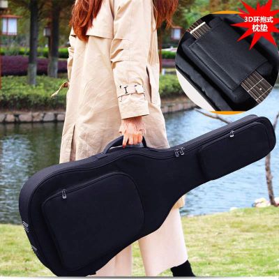 Genuine High-end Original Ruiz Guitar Bag Thickened Folk Xylophone Bag 39/40/41-inch Backpack Hard-shell Backpack Waterproof and Shockproof