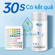 YEE - Bộ Test Kiểm Tra Chất Lượng Nước Bể Cá 9 Trong 1 Hộp 50 Que