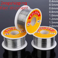 0.5/0.6/0.8/1.0/1.2/1.5/2.0 มม.ความบริสุทธิ์สูงลวดบัดกรีน้อยกว่า Dross Rosin Core ดีบุกลวดต่างๆอิเล็กทรอนิกส์เชื่อม 50g-hvfmm7520