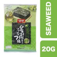 ?Product of UAE? (3 Pcs) Yangban Traditional Korean Seaweed 20g ++ ยังบัน สาหร่ายเกาหลีแบบดั้งเดิม 20 กรัม