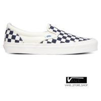 VANS SLIP ON OG CHECKERBOARD NAVY SNEAKERS สินค้ามีประกันแท้