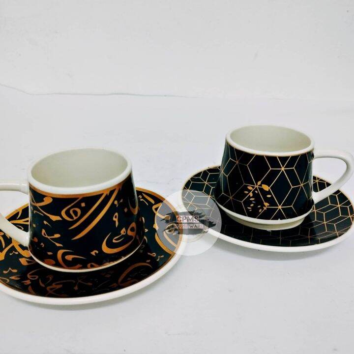 12PCS CERAMIC LUXURY TEA CUP SET WY1164 / WY1174 Lazada PH