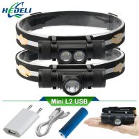 CREE XM L2 LED Headlight Mini Head light USB White Light Head Lamp Flashlight 18650 Battery Headlamp For Camping Fishing Hunting