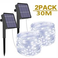 Outdoor Lamp String Lights LED Solar Light For Holiday Christmas Party Waterproof Fairy Lights Garden Garland