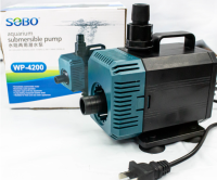 SOBO WP-4200 ปั้มน้ำตู้ปลา 55 w 3000 L/H ปั๊มน้ำ ปั๊มแช่ ปั๊มน้ำพุ ใช้ต่อเข้าถังกรองน้ำ และสกิมเมอร์