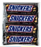 4 x Snickers Peanuts, Caramel and Milk Chocolate Nougats 51g (4 pack)