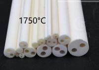 ♚☬❡ Two 2 hole Alumina corundum tubing diplopore ceramic tube diporate Thermocouple core protection pipe