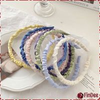 FinDee ที่คาดผม ผ้าซาติน แฟชั่นสําหรับผู้หญิง สไตล์เกาหลี Hair ornament มีสินค้าพร้อมส่ง