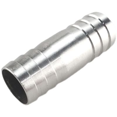 ◆ 6/ 8/10/12/13/14/15/16/17/18/19/20/21/22/24/25/26/27/28mm Hose Barb Straight Two Way 304 Stainless Steel Pipe Fitting Connector