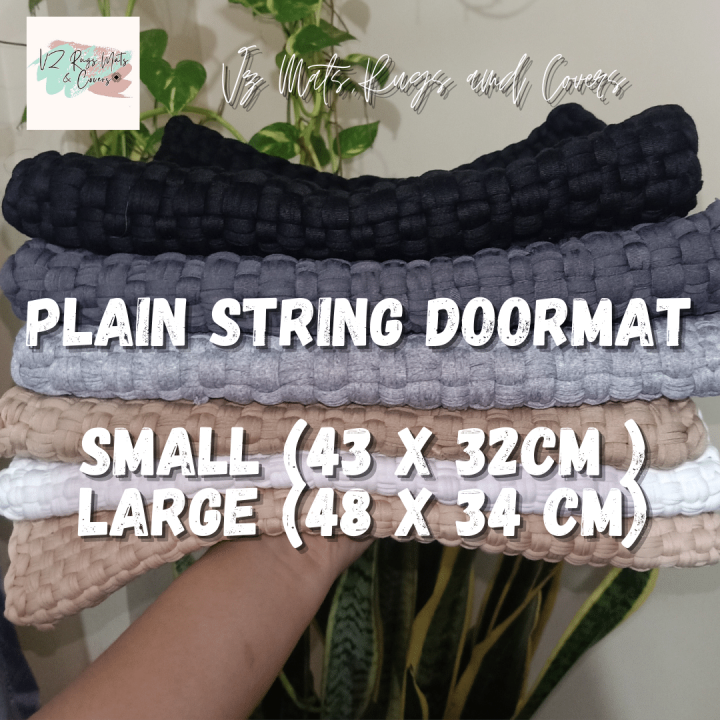 Handwoven / String Doormat (Plain Colors) Lazada PH