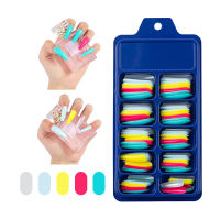 【Free Glue✔️】fake nails 100 pcs Nail Design Coffin Ballerina Nail Tips Long Stiletto False Nails Tips Full Cover DIY Acrylic Nail Kit