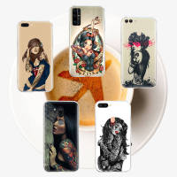 โปร่งใส Protected เคสโทรศัพท์ หรับ iPhone XR 7 6s 6 11 5s XS 5 8 SE Max Plus X Pro ปก BE-174 Sexy Tattoo Girl