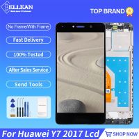 1PCS Tested 5.5 Inch Y7 Prime 2017 Screen For Huawei Y7 2017 Lcd Touch Panel Digitizer Mate 9 Lite Display Assembly With Frame