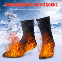 1 Pair Winter Smart Electric Heating Socks Breathable with 2500mA Rechargeable Anti-Cold Washable Foot Warmer Socks