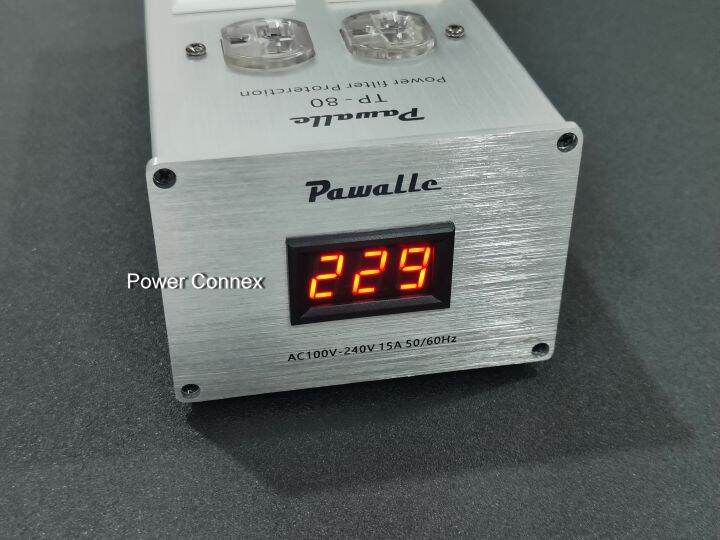 🔹ปลั๊กกรองไฟรุ่นประหยัด Pawalle TP80 แบบ 8 ช่อง มีหน้าจอ🔹 | Lazada.co.th