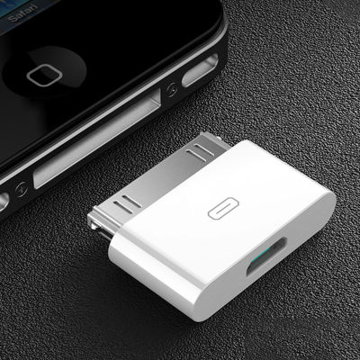 [aCHE] Micro USB to 30 PIN Charger Converter Adapter สำหรับ Apple Phone 4 4S 3GS iPod Data ssynchronization ADAPTER