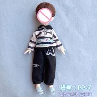 New 30cm Boys 39; Clothes Doll Fat Clothes Fashion Handsome Casual Suit BJD 1/6 Doll Top and Pants DIY Toy Gift for Children