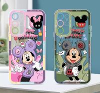 Disney Couple Mickey Minnie For Samsung Galaxy S23 S22 S21 S20 Pro FE Ultra A23 A52 A53 A71 Angel Eyes Transparent Phone Case Phone Cases