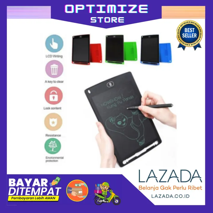 TERMURAH!!! LCD Drawing Writing Tablet 8.5" Papan Tulis Anak Board