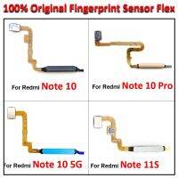 ต้นฉบับสําหรับ Xiaomi Redmi Note 10 Pro 11S 10 5G Fingerprint Sensor Scanner Touch ID Connect ปุ่มโฮมเมนบอร์ด Flex Cable