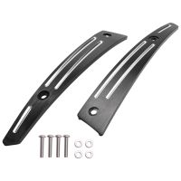 Black Split Windshield Side Trim for Touring Road Glide FLTR 2015-2020