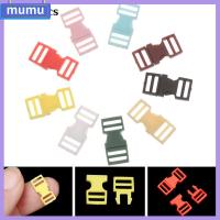 MUMU 10/20pcs ด้านข้าง สร้อยข้อมือ DIY ชุดสายรัด สายคล้องคอสุนัข ปุ่มกระเป๋าเป้สะพายหลังแฮนด์เมด หัวเข็มขัดขนาดเล็ก หัวเข็มขัดกระเป๋าตุ๊กตา