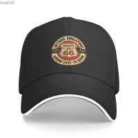 Historic Retro Grunge 2023 New Route 66 Punk Baseball Cap Men Women Adjustable America Highway Mother Road Dad Hat Performance Versatile hat