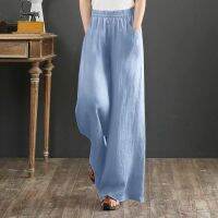 【CC】✹☢✘  newest linen women elegant trousers lady formal M-3XL famous brand design popular new