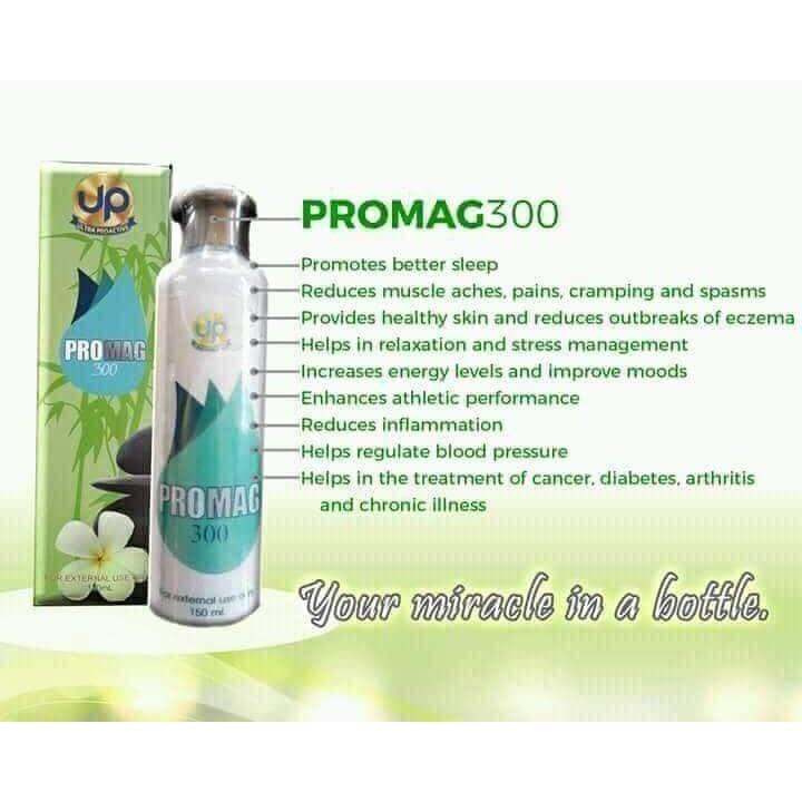 Authentic PROMAG 300 Transdermal Magnesium 50 ml promag External Scrub Nano Technology Promag300