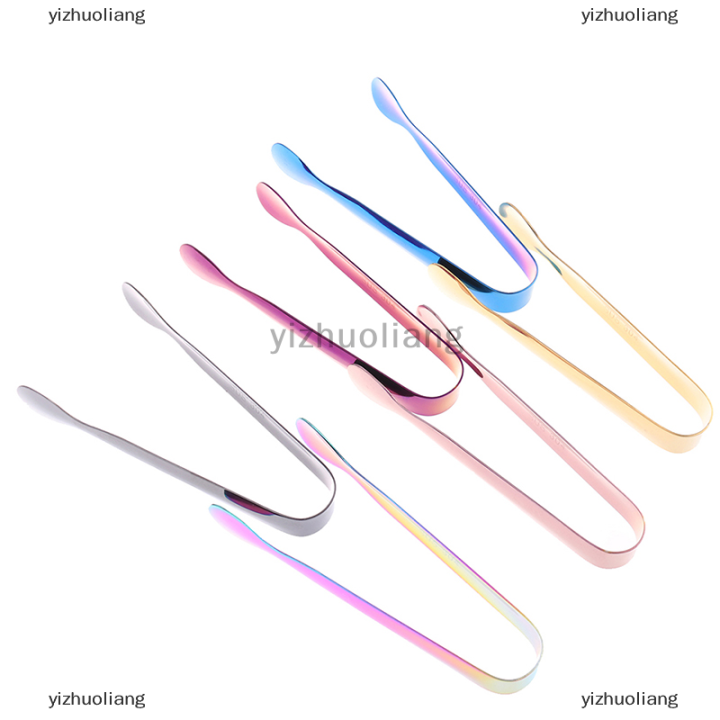 yizhuoliang-11ซม-tong-สแตนเลสคลิปขนมปังอาหาร-ice-clamp-ice-tongs-bar-kitchen-tool