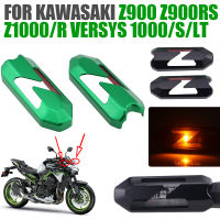 Untuk KAWASAKI Z1000 Z900RS Z900 Z-900 R Z H2 SE VERSYS 1000 S LT Aksesori Motosikal สัญญาณไฟเลี้ยวฝาครอบโคมไฟติดการ์ด